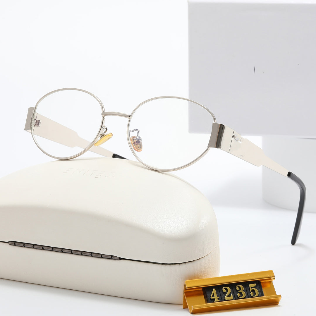 Damer Elegant Designer-solbrille med filigranfra ramme og UV-beskyttelse Skanto