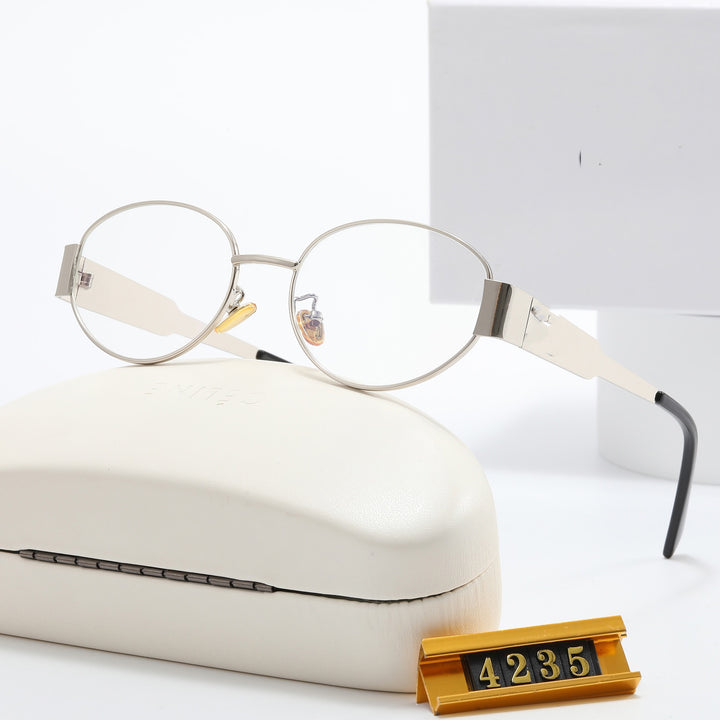 Damer Elegant Designer-solbrille med filigranfra ramme og UV-beskyttelse Skanto