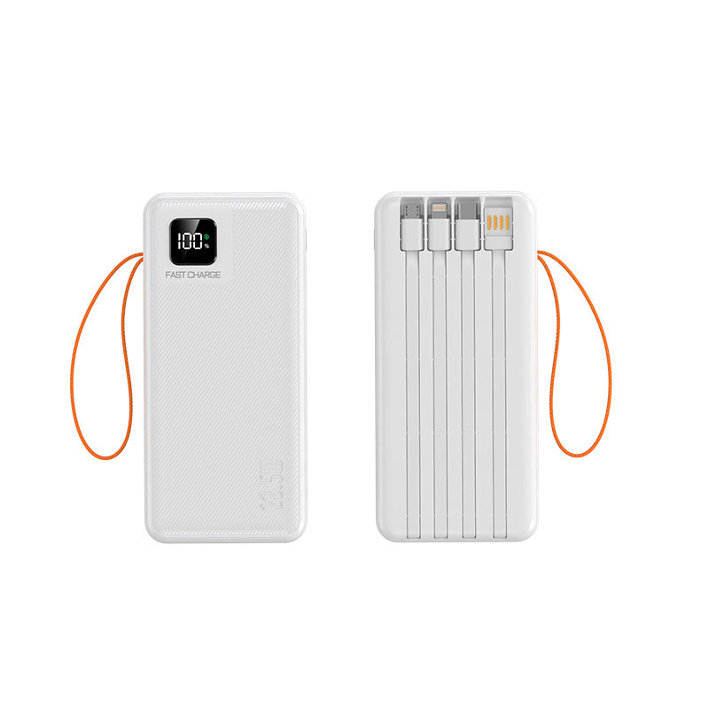 Bærbar Powerbank med digital skjerm og hurtiglading Skanto