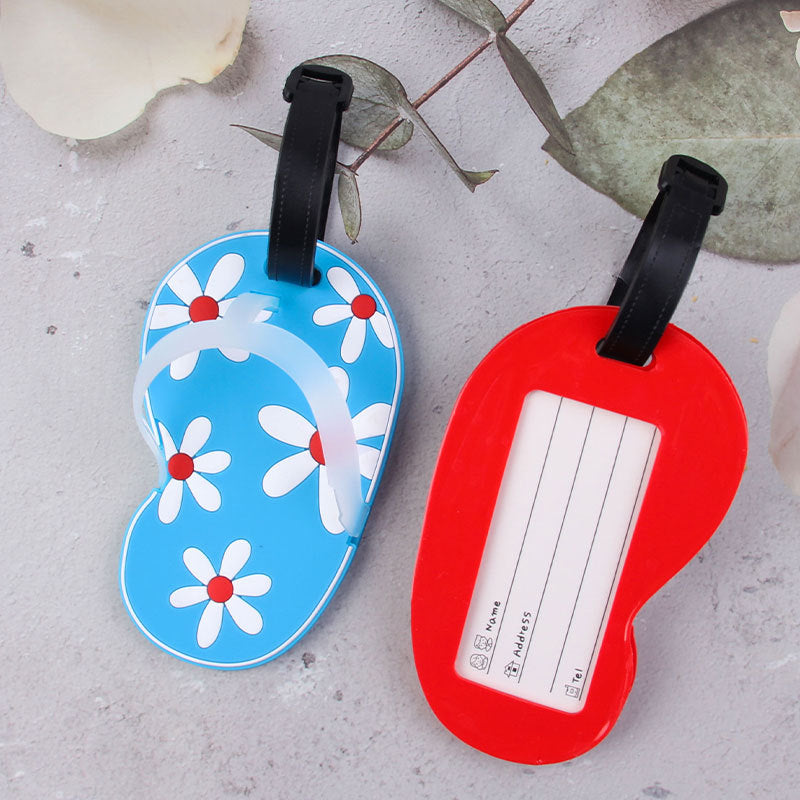 Morsom blomstret bagasjelapp Skanto
