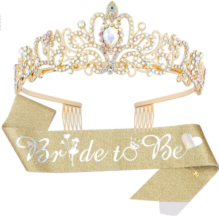 Damer Elegant Tiara med Personalisert Belte Skanto