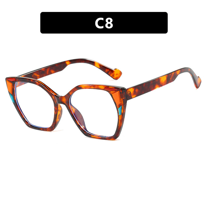 Dame moteriktig geometrisk designerbrille Skanto