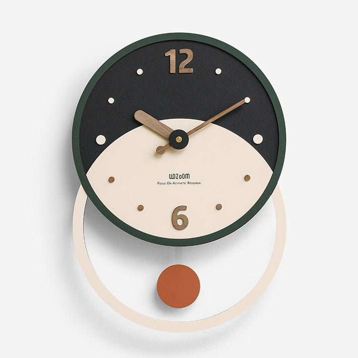 Skanto | Nordisk Minimalistisk Veggdekorasjon Klokke for Stuen
