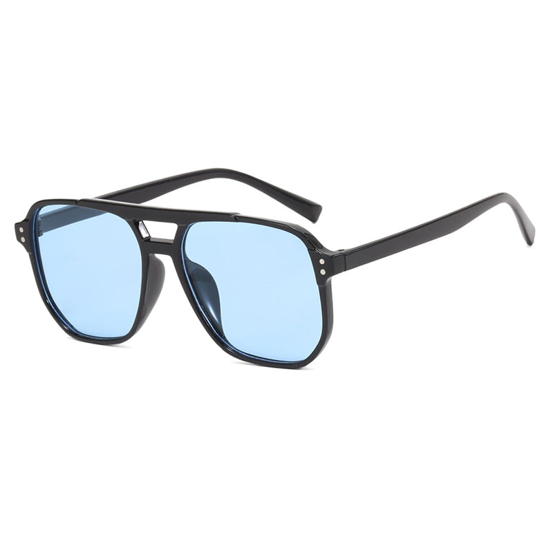 Dame oversized solbriller med geometrisk design og UV-beskyttelse Skanto