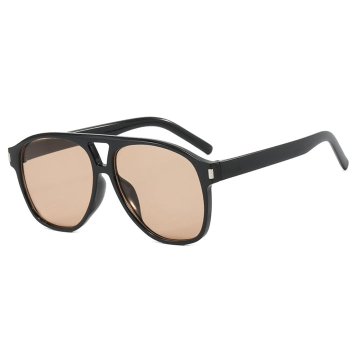 Damer solbrille i trendy skilpadde-design Skanto