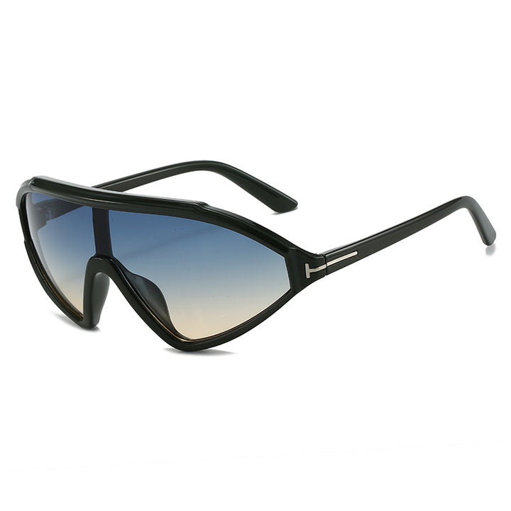 Dame sporty solbriller med ergonomisk full rammedesign Skanto
