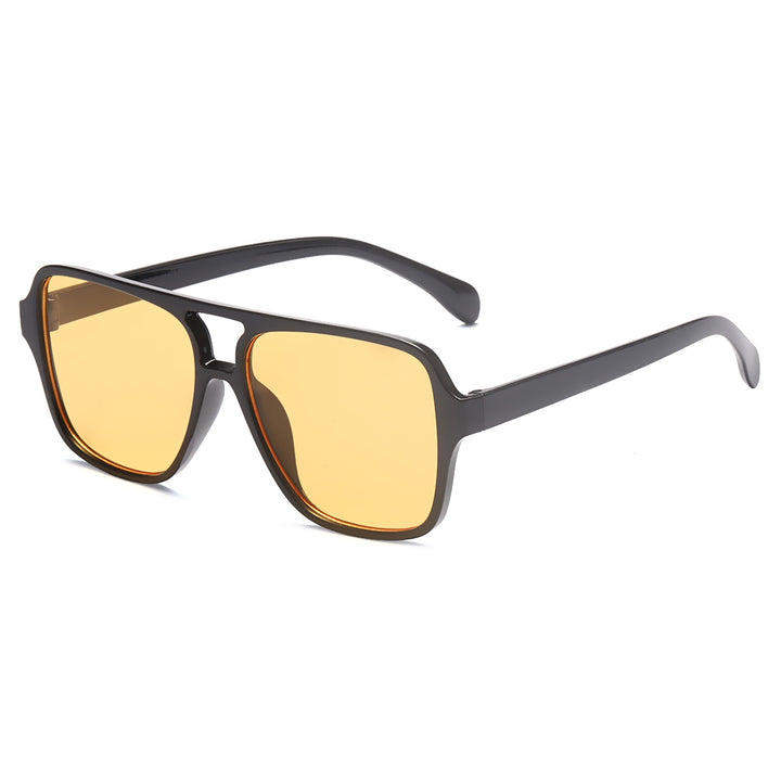 Dame kvadratisk solbrille med elegant overgangsramme Skanto