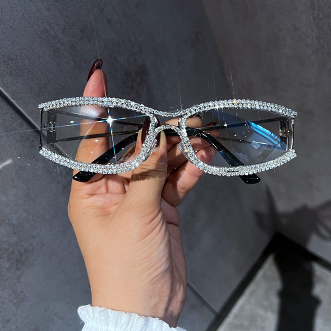 Damer Glamourøs Vintage-solbrille med strassdekor Skanto