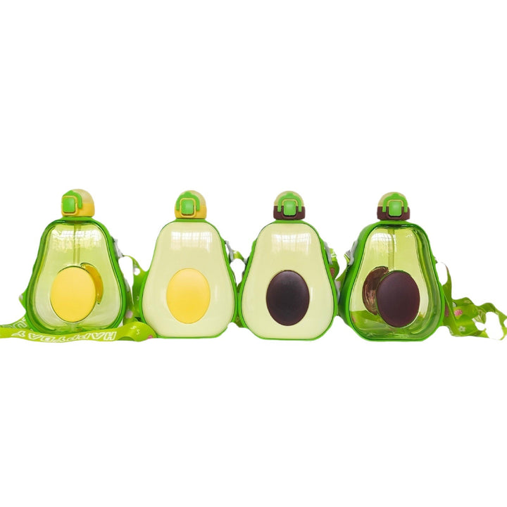 Damen Avocado Drikkeflaske med lekkasjesikker lukking og integrert bæresnor Skanto