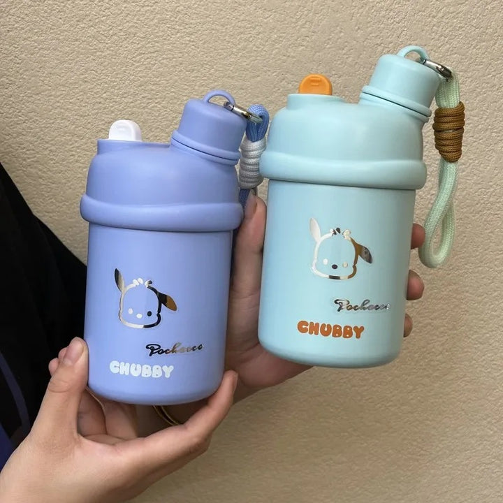 Damen Isoliertrinkflasche mit innovativem Verschlusssystem und süßem Tierdesign Skanto