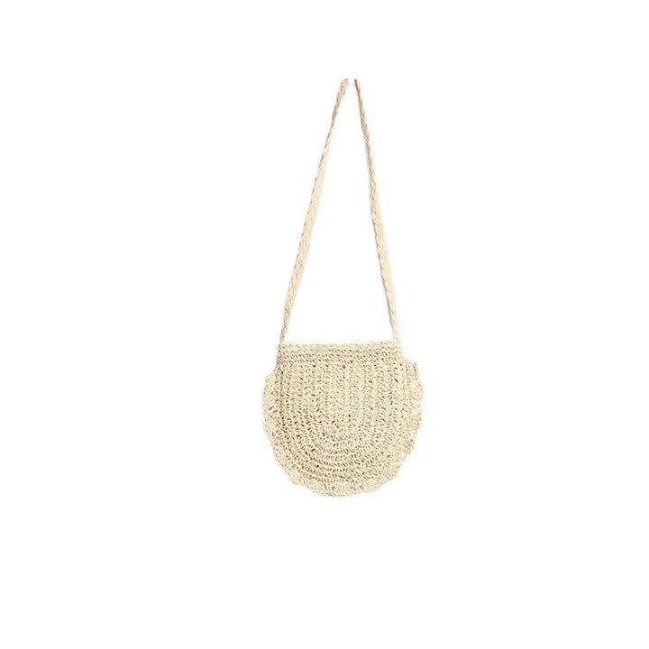 Håndlaget skulderveske med gjennombrutt design Skanto