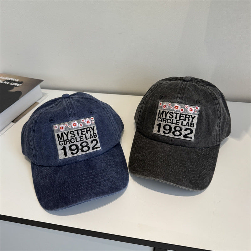 Herre Casual Brodert Far Hatt Skanto