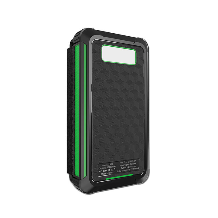 Høytytende solenergi powerbank med multiladealternativer Skanto