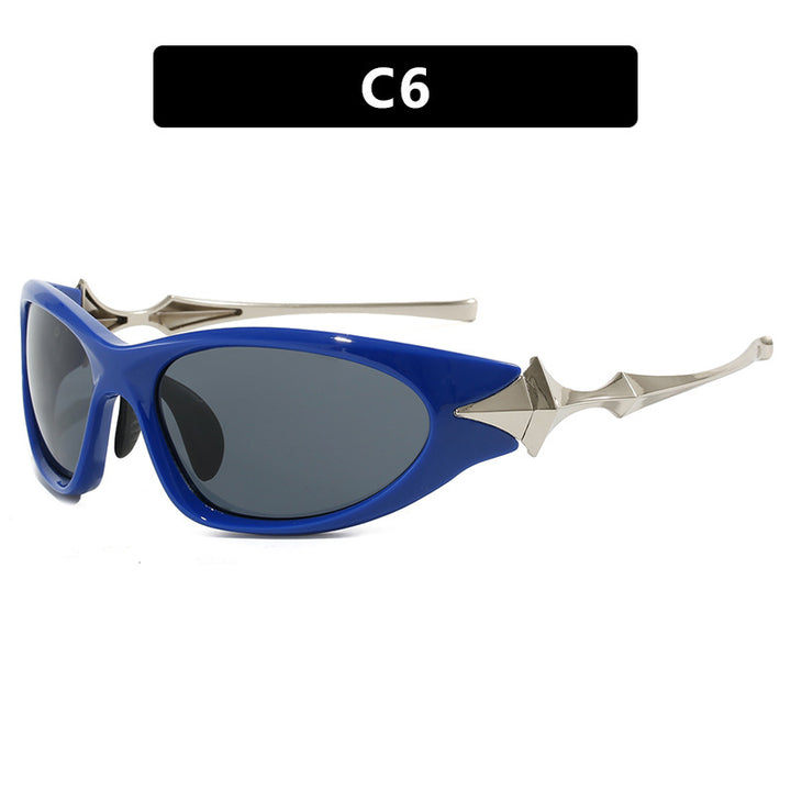 Dame futuristisk sports solbrille med ergonomisk design Skanto
