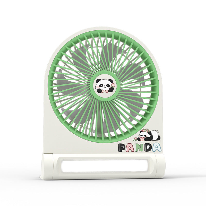 Kvinnens Portable Mini-Pannevifte med Søtt Panda Design Skanto