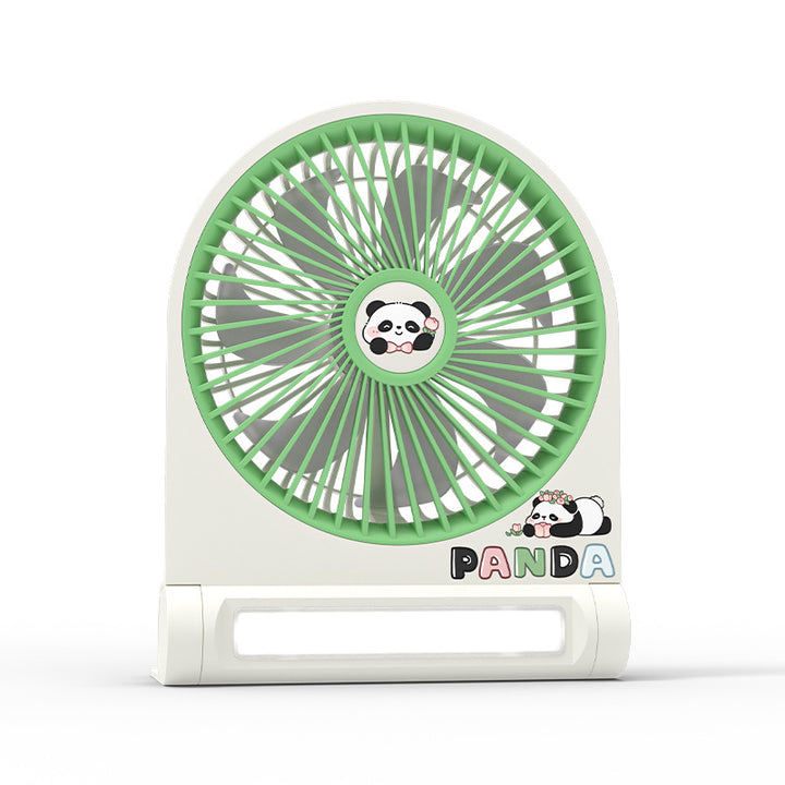Kvinnens Portable Mini-Pannevifte med Søtt Panda Design Skanto