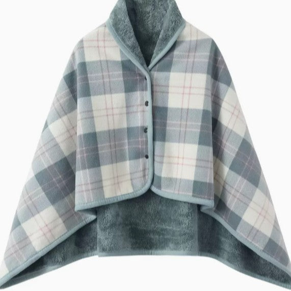Dame Komfortabel Varmeholdende Poncho-Teppe Skanto