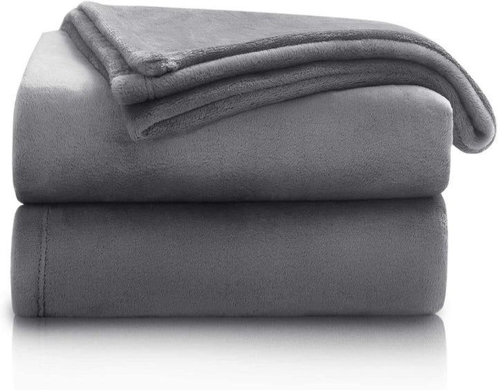 Damer Koselig Plysj-teppe med Vendbart Design Skanto