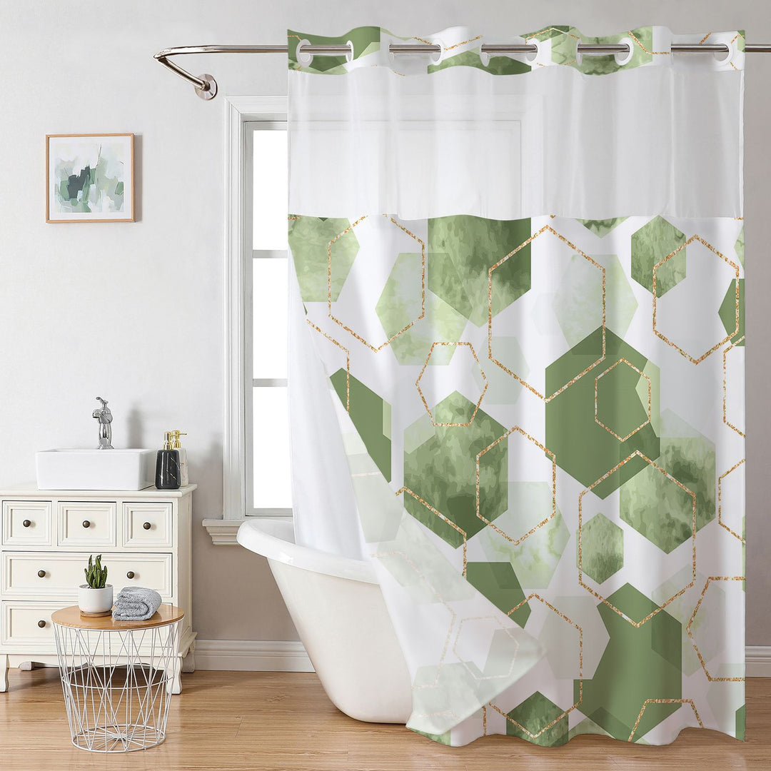 Geometric Pattern Dusjforheng Skanto