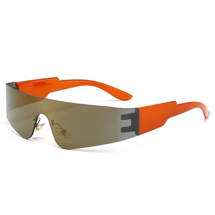 Dame Sporty solbriller med futuristisk design Skanto