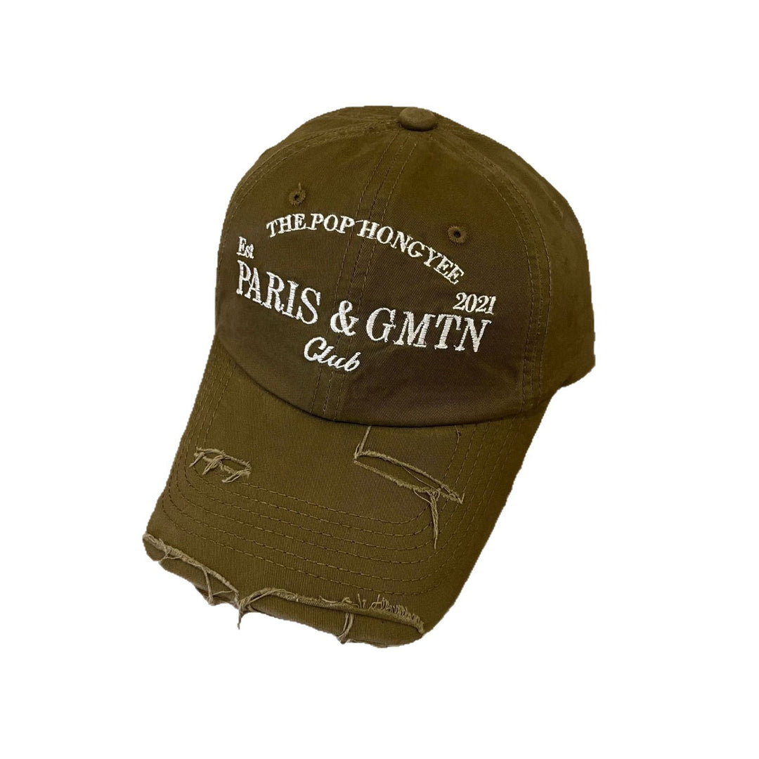Herre Slitt Bomull Twill Baseball Caps Skanto