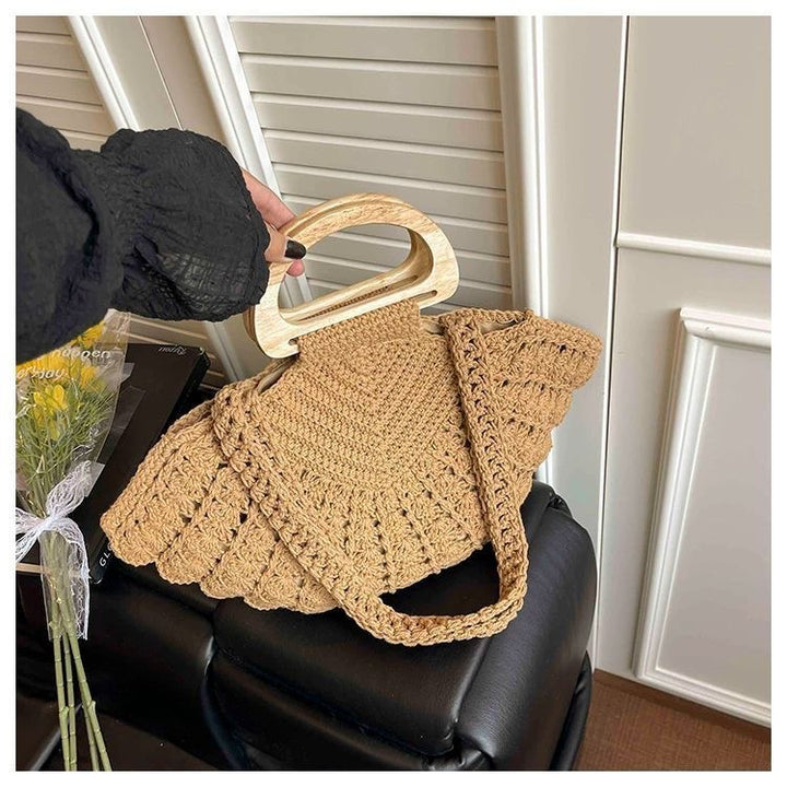 Håndveske med unikt trehåndtak-design Skanto