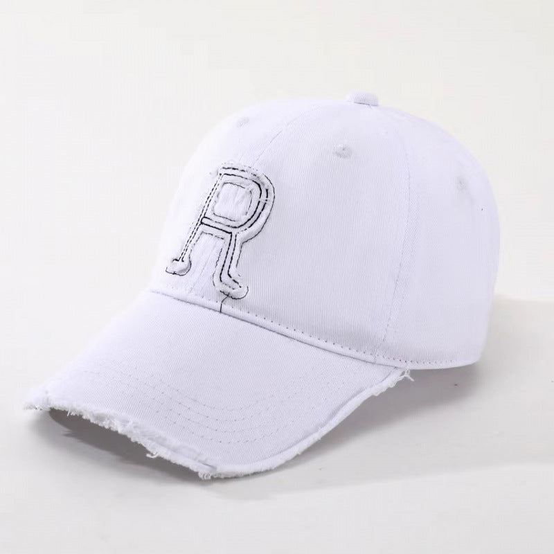 Kvinnenes Slitt Brodert Baseball Cap Skanto