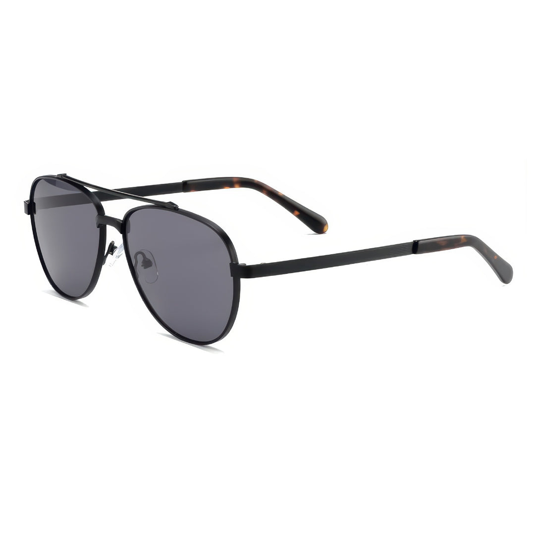 Dame solbriller i elegant aviator-design med polariserte linser Skanto