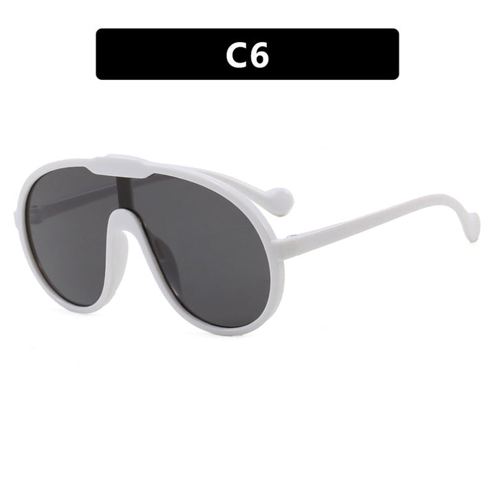 Dame moterisk sport-solbrille i unikt design med UV-beskyttelse og fleksible stenger Skanto