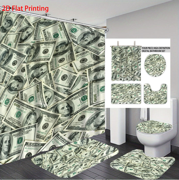 Digital Dollar Bill Badet Sett Skanto