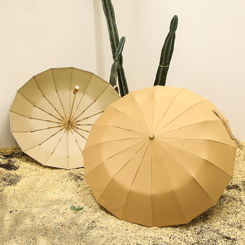 Dame sammenleggbart paraply med elegant design Skanto