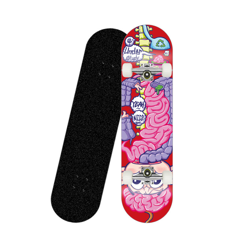 Dekorativ Skateboard Deck Skanto