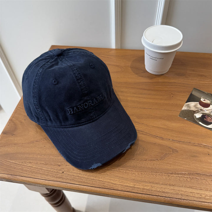 Menns Slittet Stoff Baseball Caps Skanto