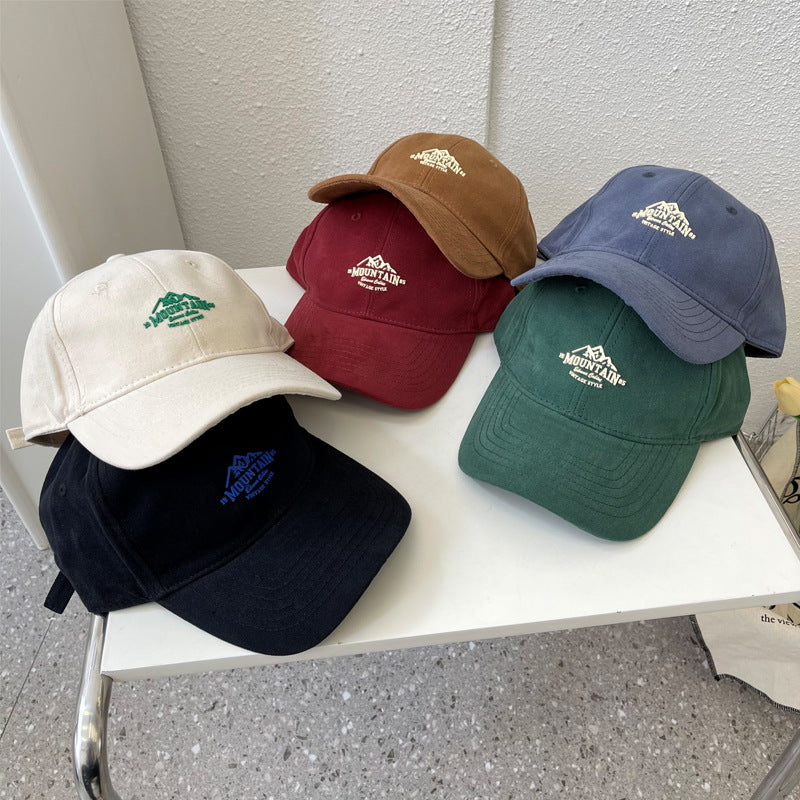 Herre Vintage-Inspirert Fjell Grafisk Baseball Caps Skanto
