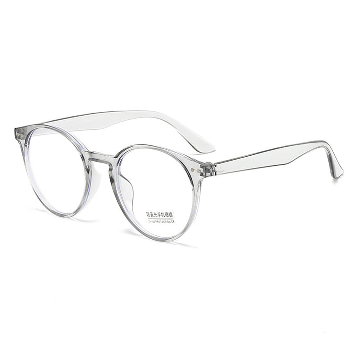 Dame Cat-Eye solbriller med transparent ramme Skanto