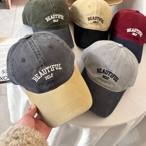 Kvinnens casual justerbare statement caps Skanto