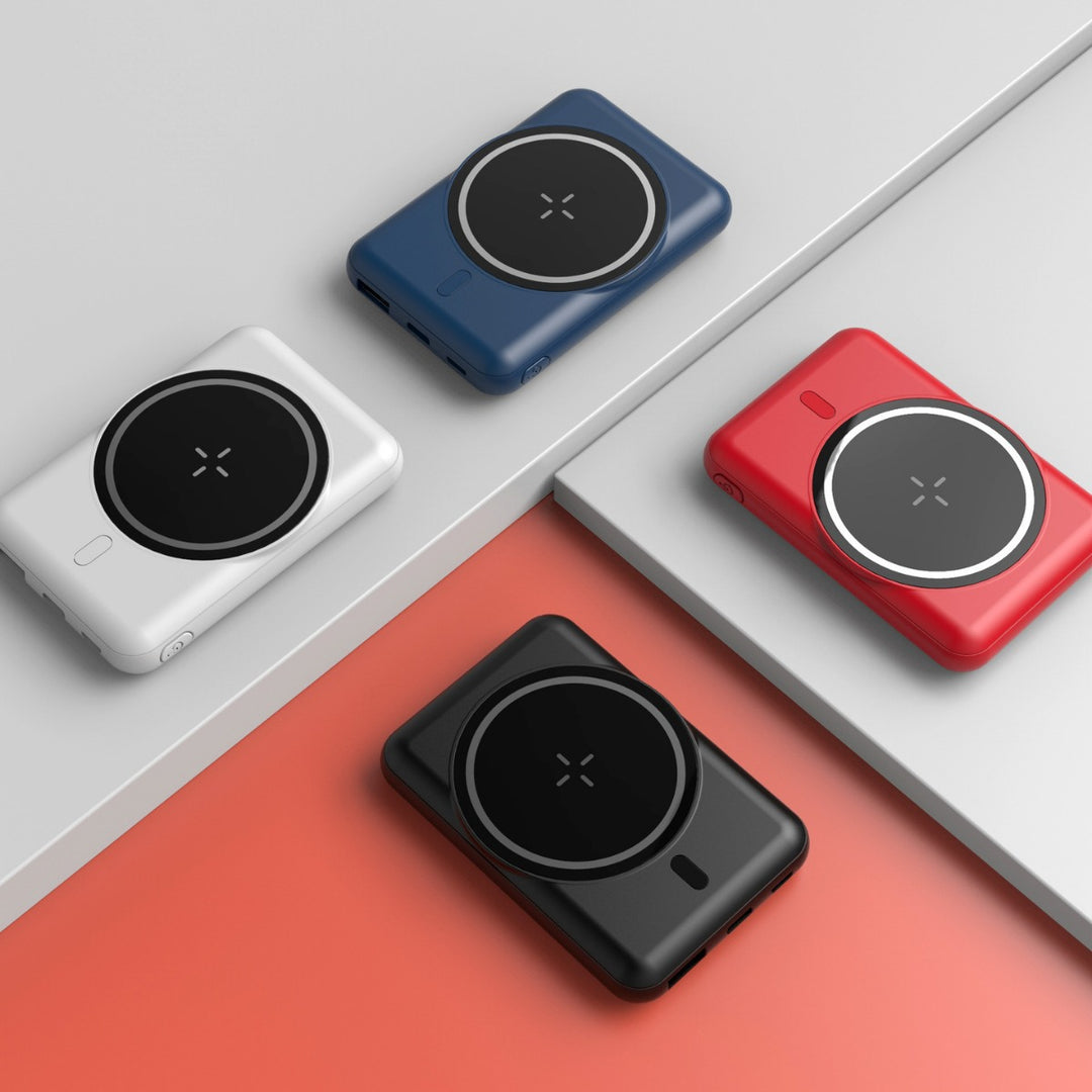 Trådløs Powerbank med hurtiglading og integrert strømhåndteringsteknologi Skanto