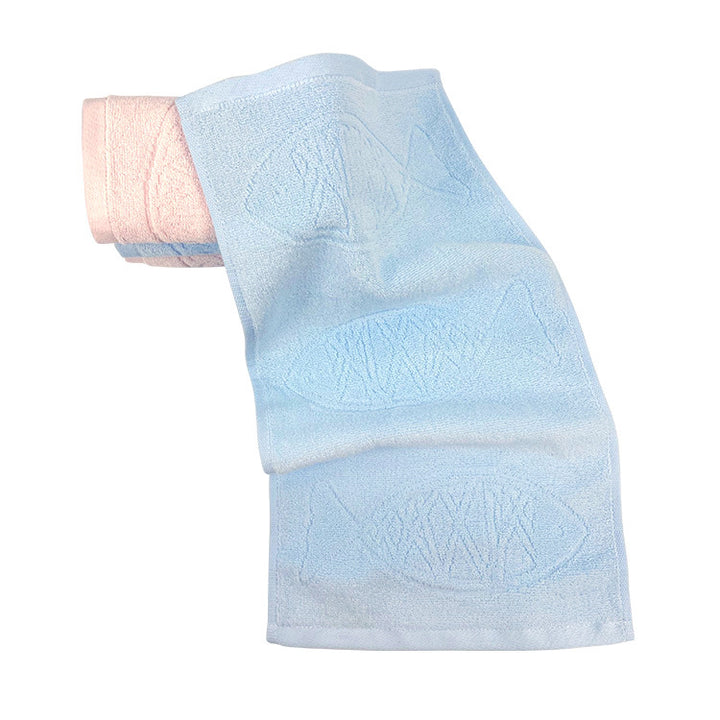 Luxurious Terry Towel Set with Playful Fish Motif Skanto