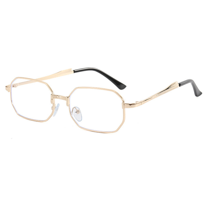 Dame fashionable bifokalbrille med edel metallramme Skanto