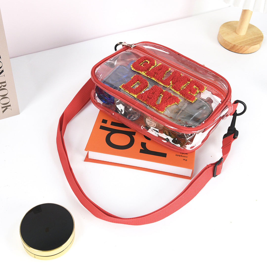 Sporty crossover bag with transparent front Skanto