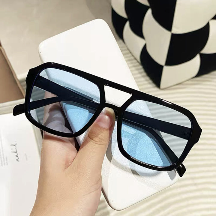Dame modische Oversized-solbrille med iøynefallende mønster Skanto