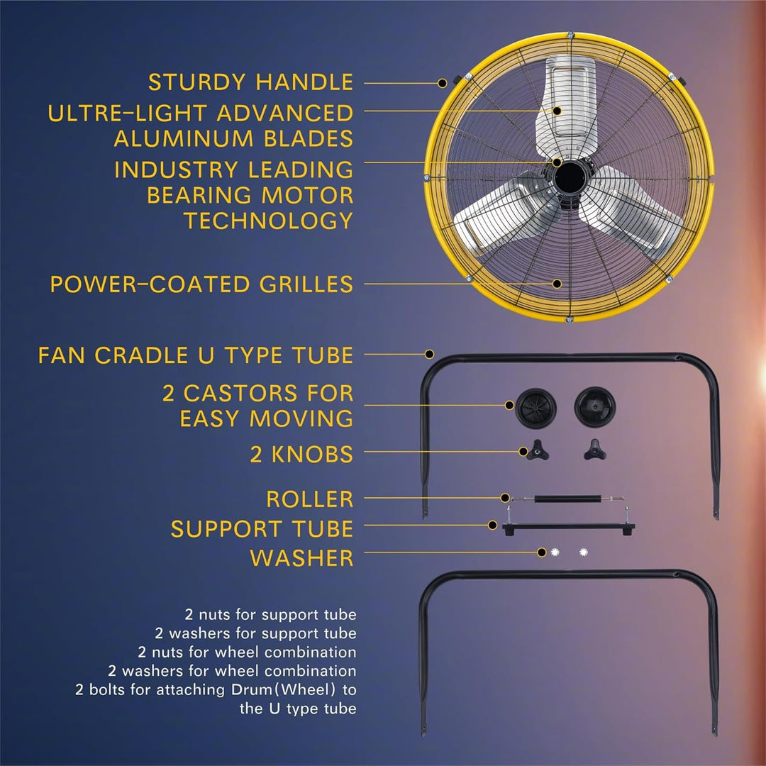 Heavy-Duty Industriell Vifte Skanto