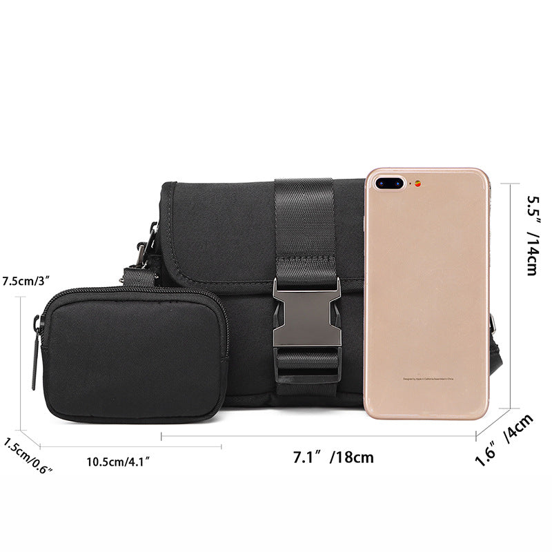 Premium Allsidig Crossbody Satchel Skanto