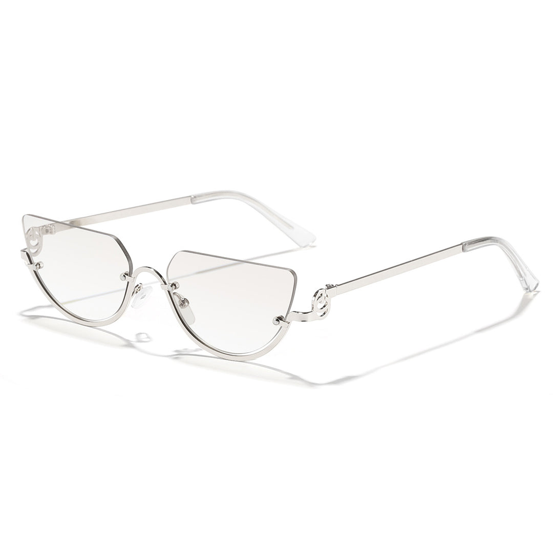 Dame Design-solbriller med innovativ Cat-Eye-ramme Skanto