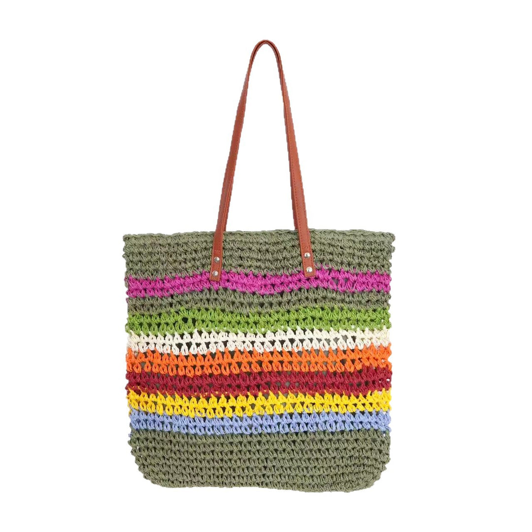 Flettet shopper med fargerik gradient Skanto