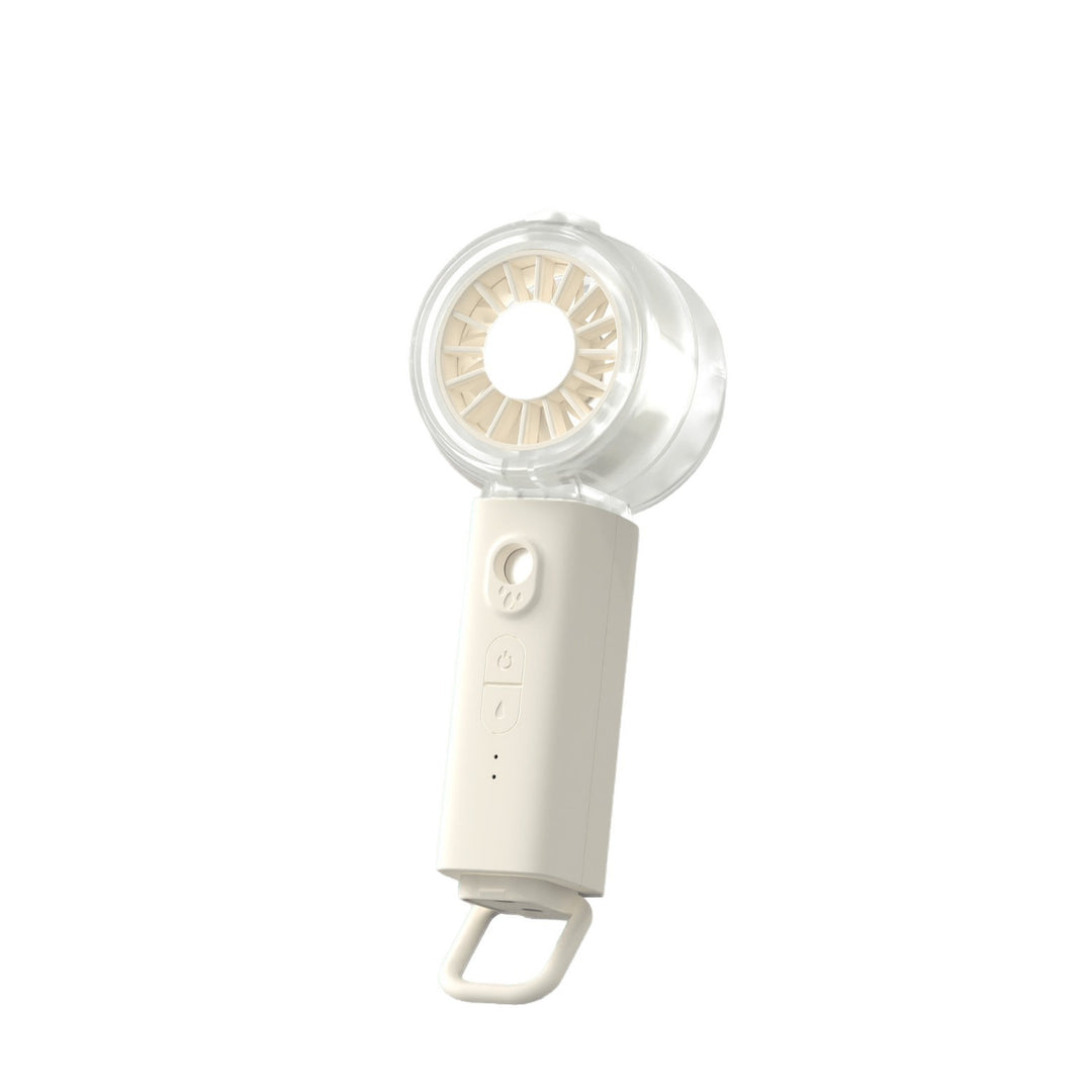 Unisex nan tragbarer Mini-Ventilator med spraytåke funksjon og USB-batteri Skanto