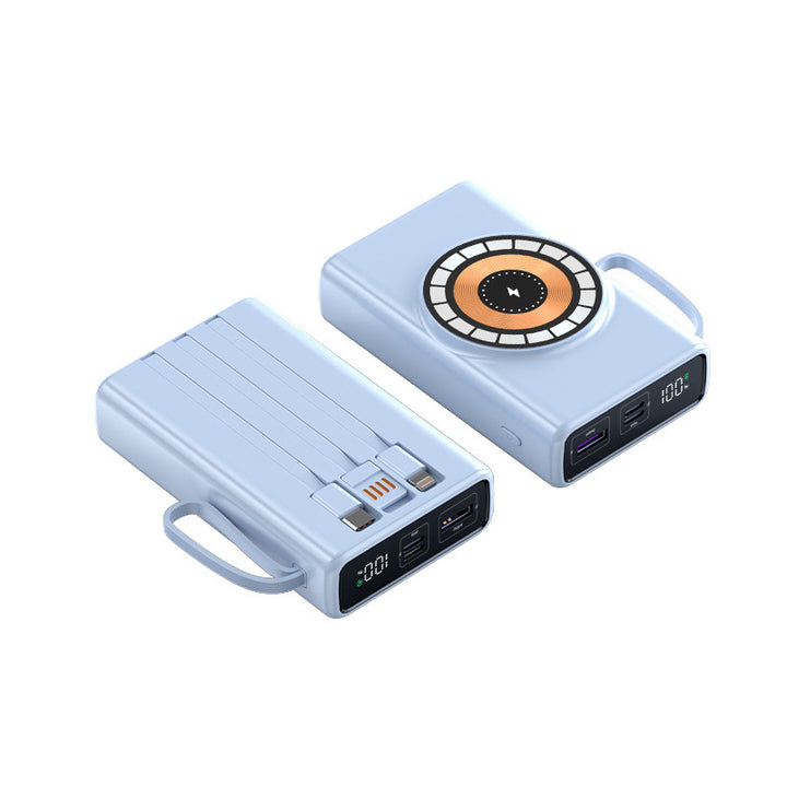 Multifunksjonell powerbank med induktiv ladefunksjon Skanto