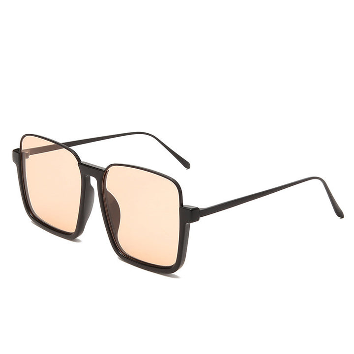Dame Modische Quadrat Solbrille med høykvalitets UV-beskyttelse Skanto