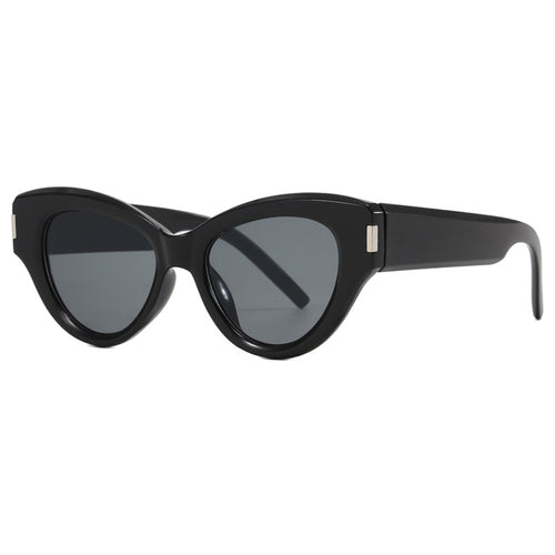 Damer stilige Cat-Eye solbriller med transparent ramme Skanto