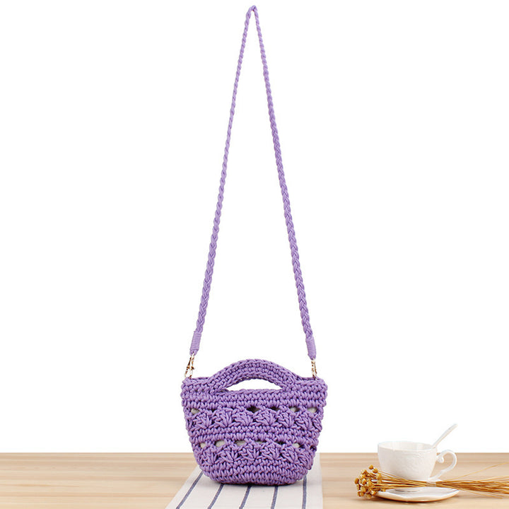 Hand-knotted shoulder bag Skanto